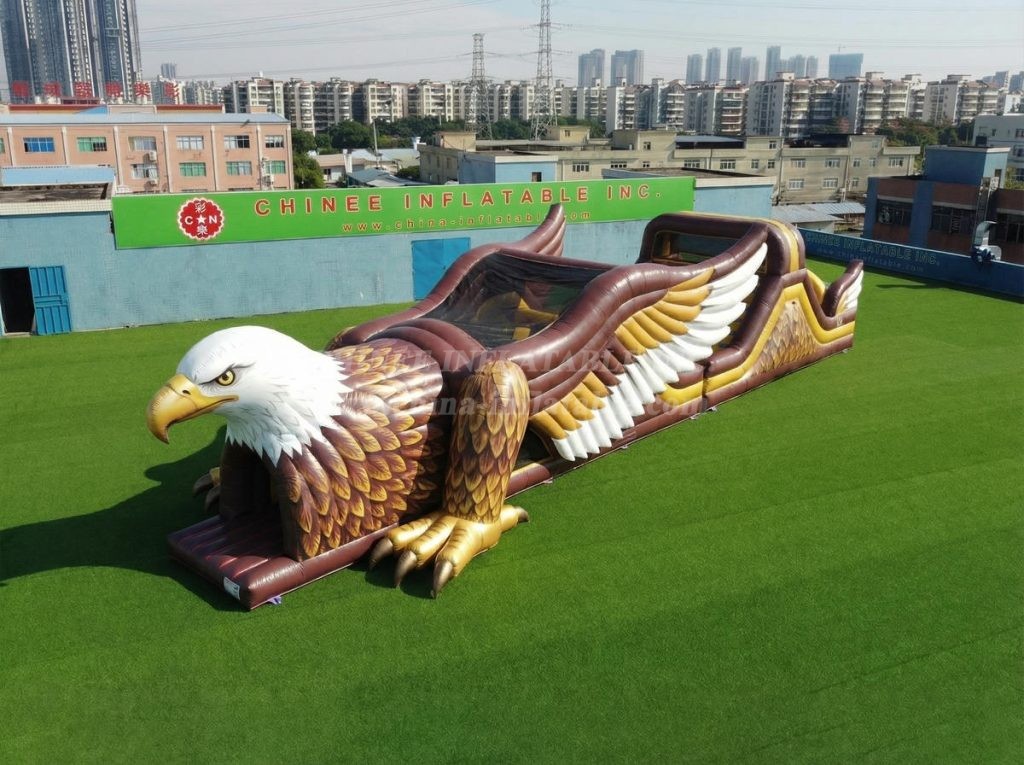 T7-4899 Eagle Theme Inflatable Obstacle Courses