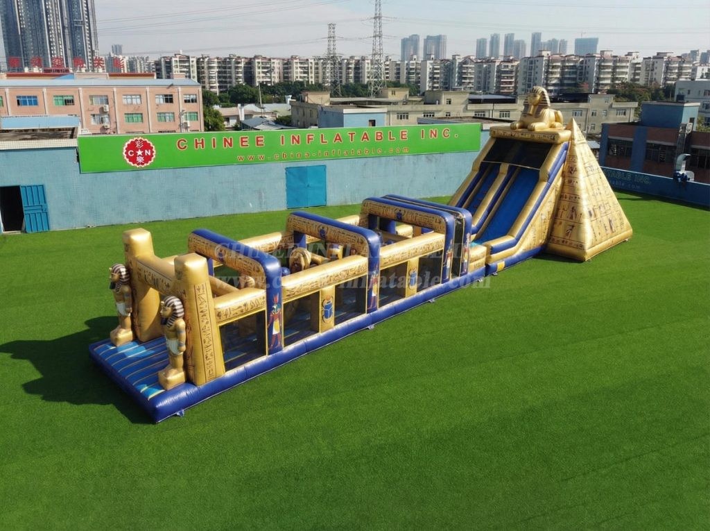 T7-4901 Egypt Theme Inflatable Obstacle Courses
