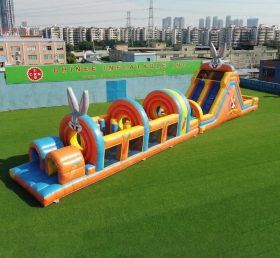 T7-4931 Looney Tunes Theme Inflatable Obstacle Courses