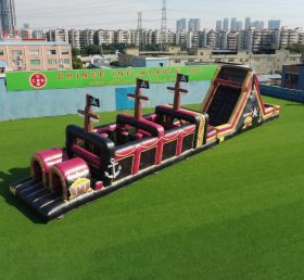 T7-4958 Pirates Theme Inflatable Obstacle Courses