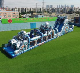 T7-4970 Robot Theme Inflatable Obstacle Courses