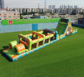 T7-4973 Scooby-Doo Theme Inflatable Obstacle Courses