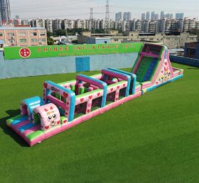 T7-4995 The Powerpuff Girls Theme Inflatable Obstacle Courses