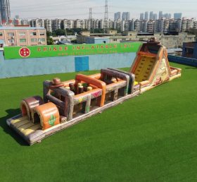 T7-5013 Wild West Theme Inflatable Obstacle Courses