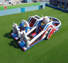 T7-5082 Gundam Theme Inflatable Obstacle Courses