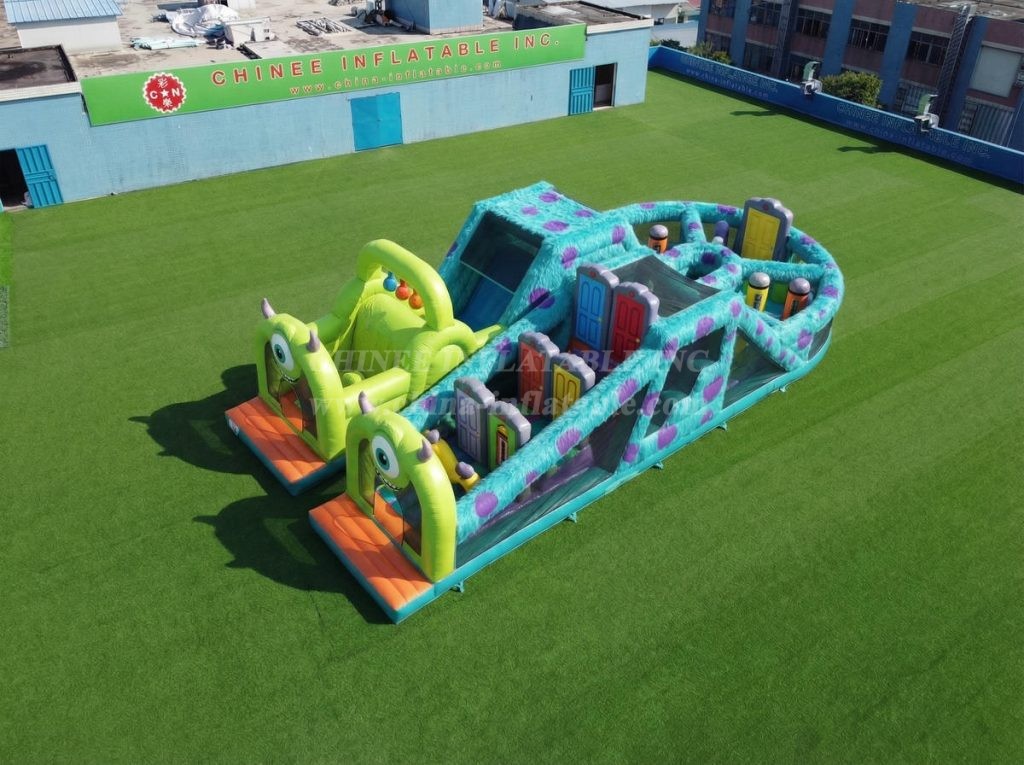 T7-5110 Monsters Inc Theme Inflatable Obstacle Courses
