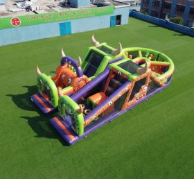 T7-5111 Monster Theme Inflatable Obstacle Courses