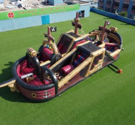 T7-5128 Pirates Theme Inflatable Obstacle Courses