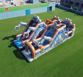 T7-5139 Robot Theme Inflatable Obstacle Courses