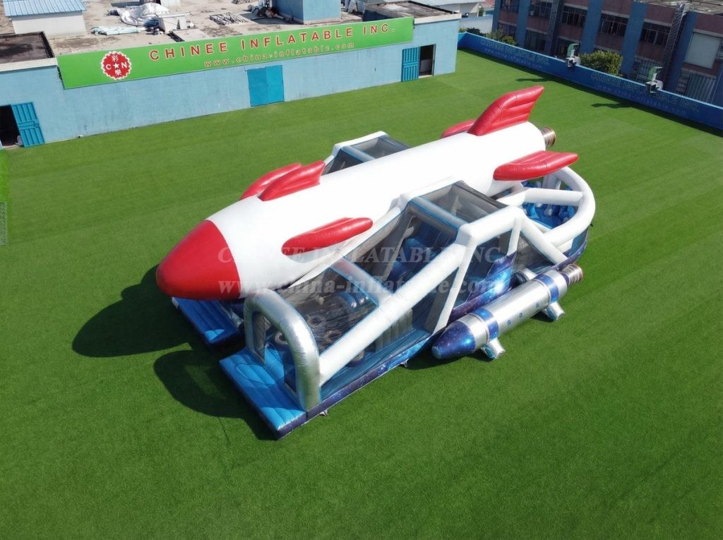 T7-5140 Rocket Theme Inflatable Obstacle Courses