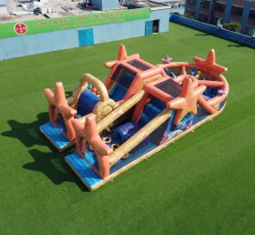 T7-5154 Starfish Theme Inflatable Obstacle Courses