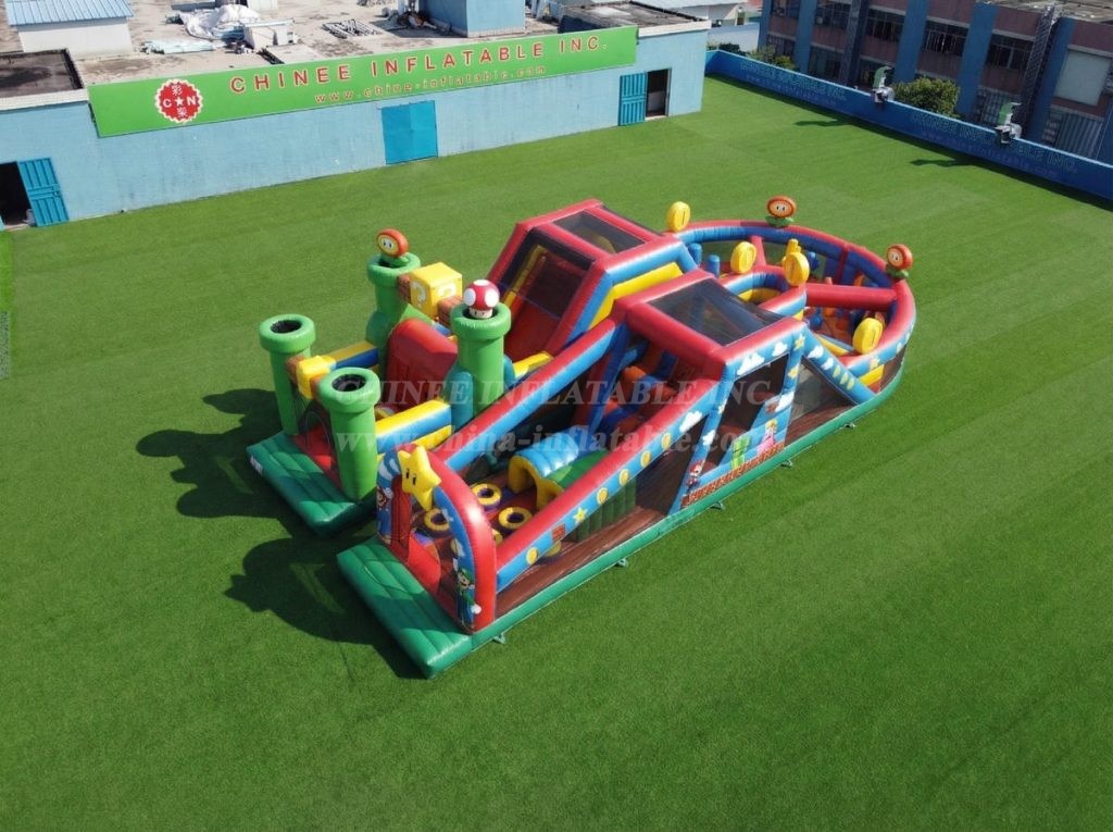 T7-5159 Super Mario Theme Inflatable Obstacle Courses