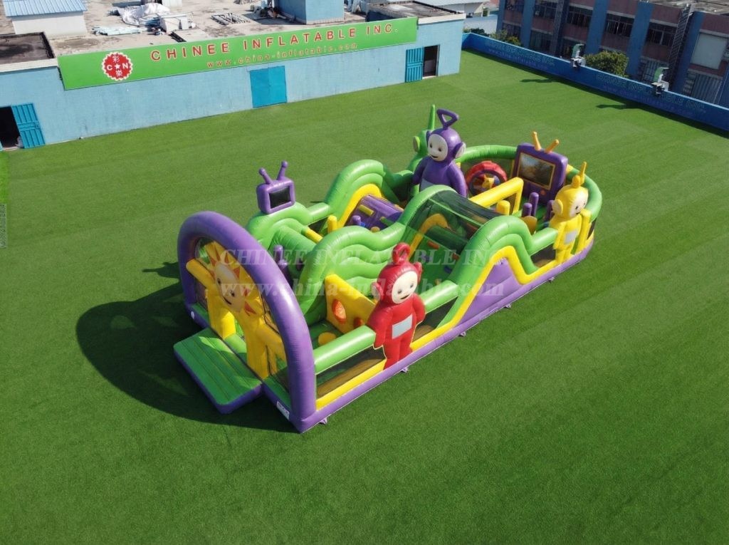 T7-5160 Teletubbies Theme Inflatable Obstacle Courses