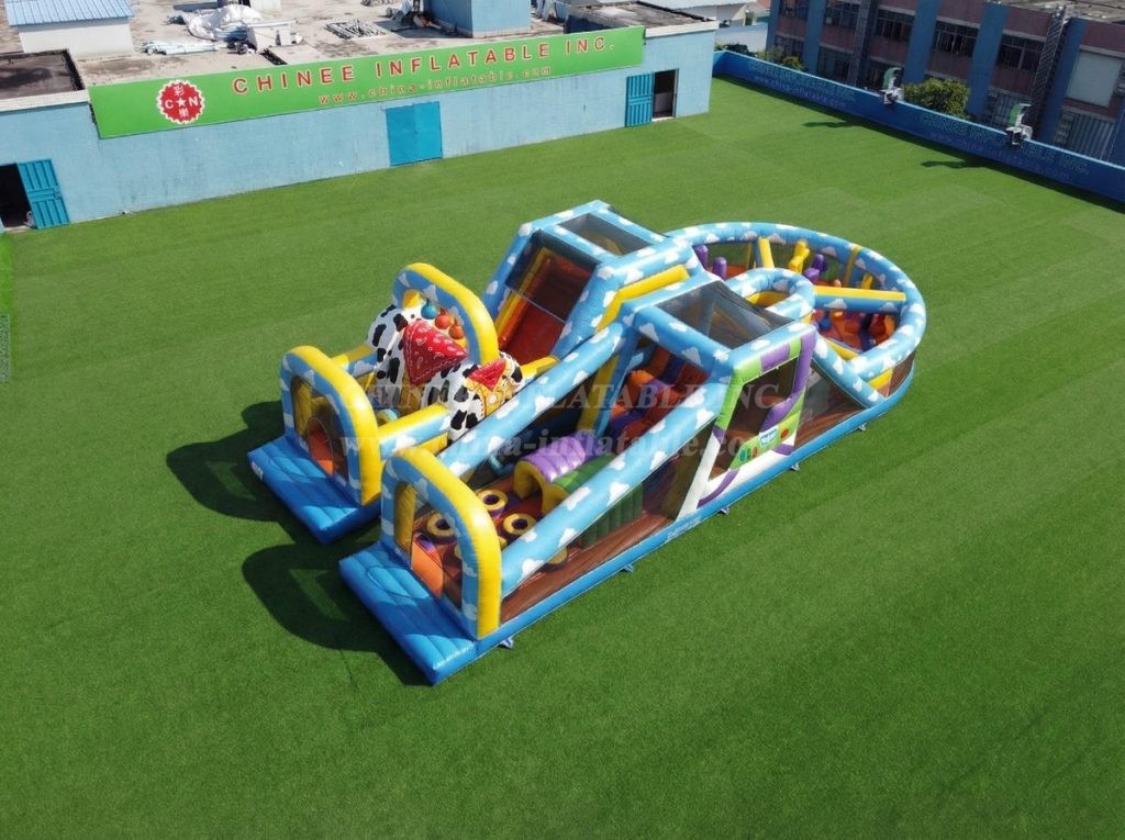 T7-5174 Toy Story Theme Inflatable Obstacle Courses