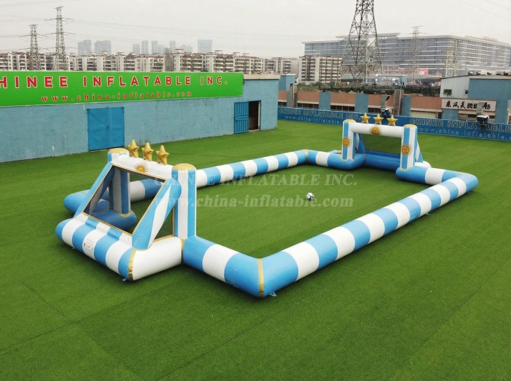 T11-926AR Argentina Theme Inflatable Soccer Field