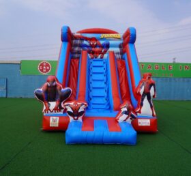 T8-6003B Spider-Man Themed Inflatable Slide