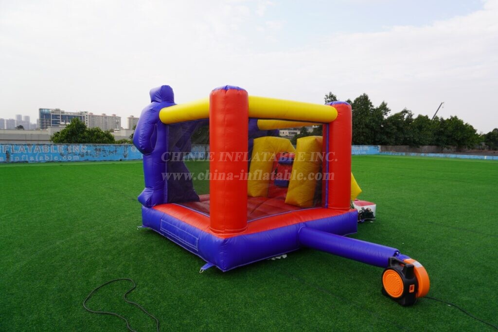 T2-4396C Avengers Inflatable Bounce House with Slide