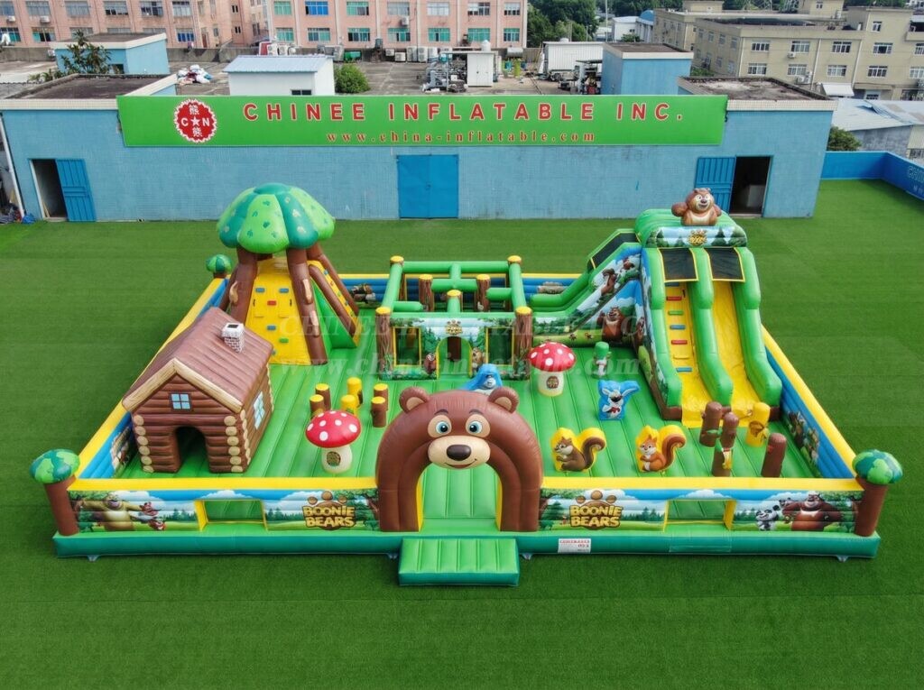 GF3-1436 Boonie Bears Theme Inflatable Playground