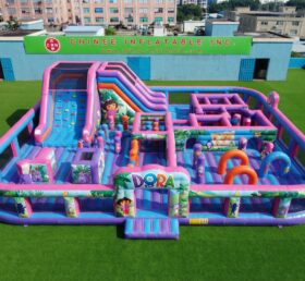GF3-1450 Dora Theme Inflatable Playground