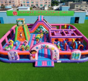 GF3-1451 Dora Theme Inflatable Playground