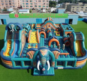 GF3-1454 Elephant Theme Inflatable Playground