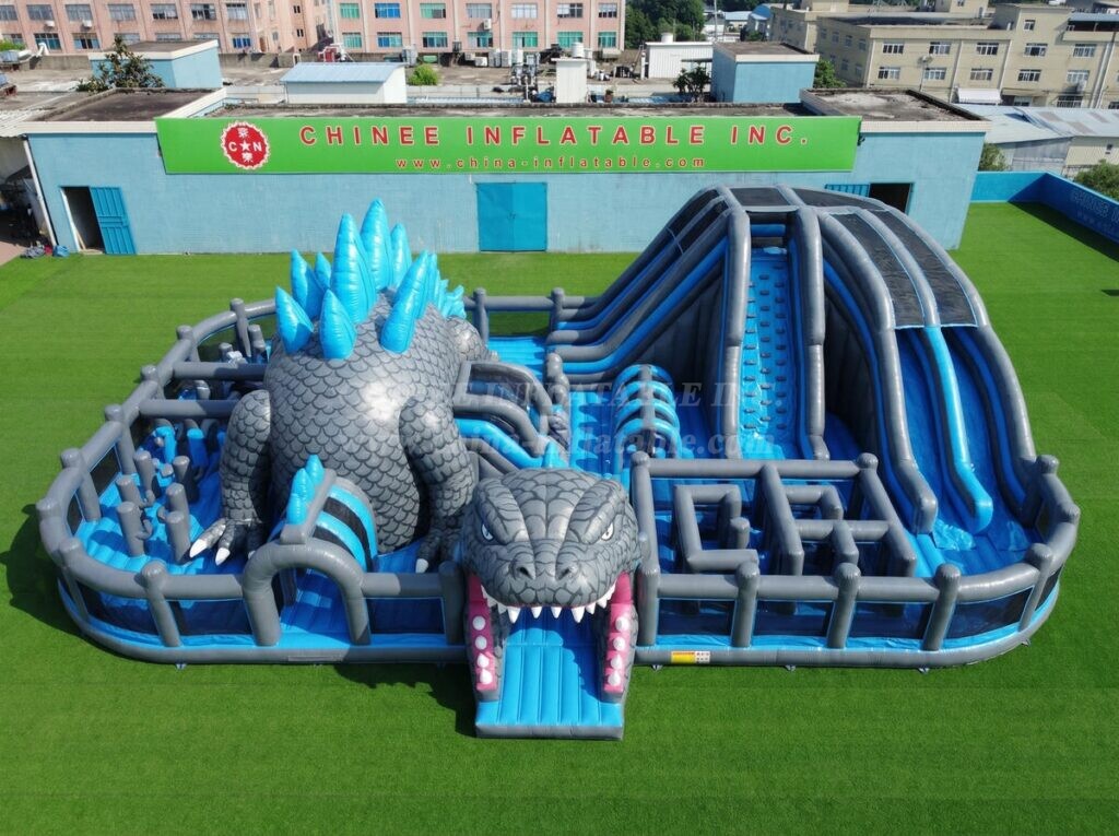 GF3-1463 Godzilla Theme Inflatable Playground