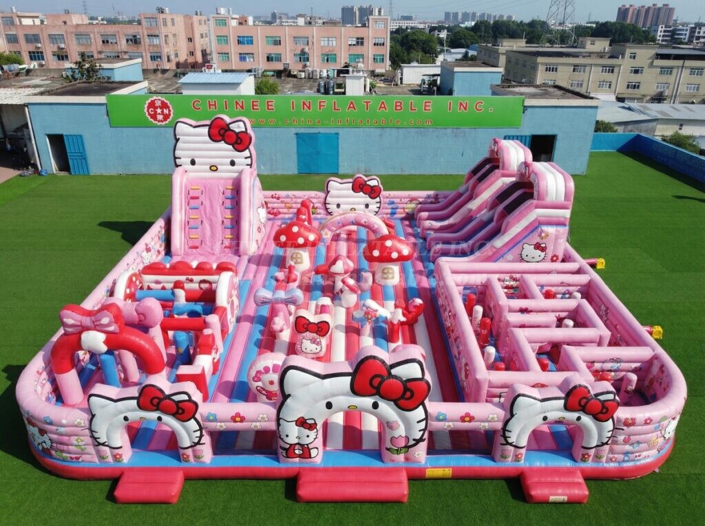 GF3-1466 Hello Kitty Theme Inflatable Playground