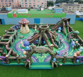 GF3-1476 Magic Forest Theme Inflatable Playground