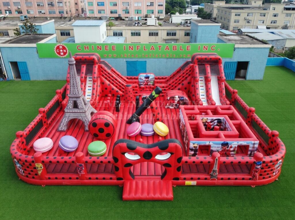 GF3-1482 Miraculous Ladybug Theme Inflatable Playground