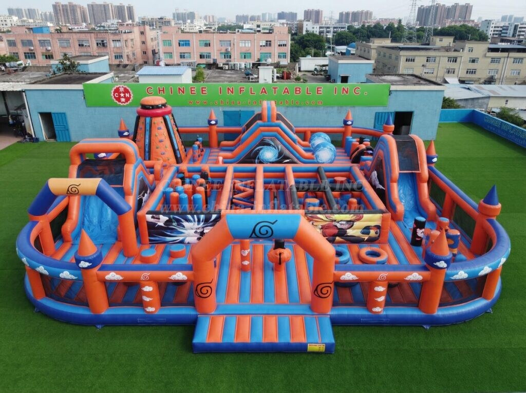 GF3-1487 Naruto Theme Inflatable Playground