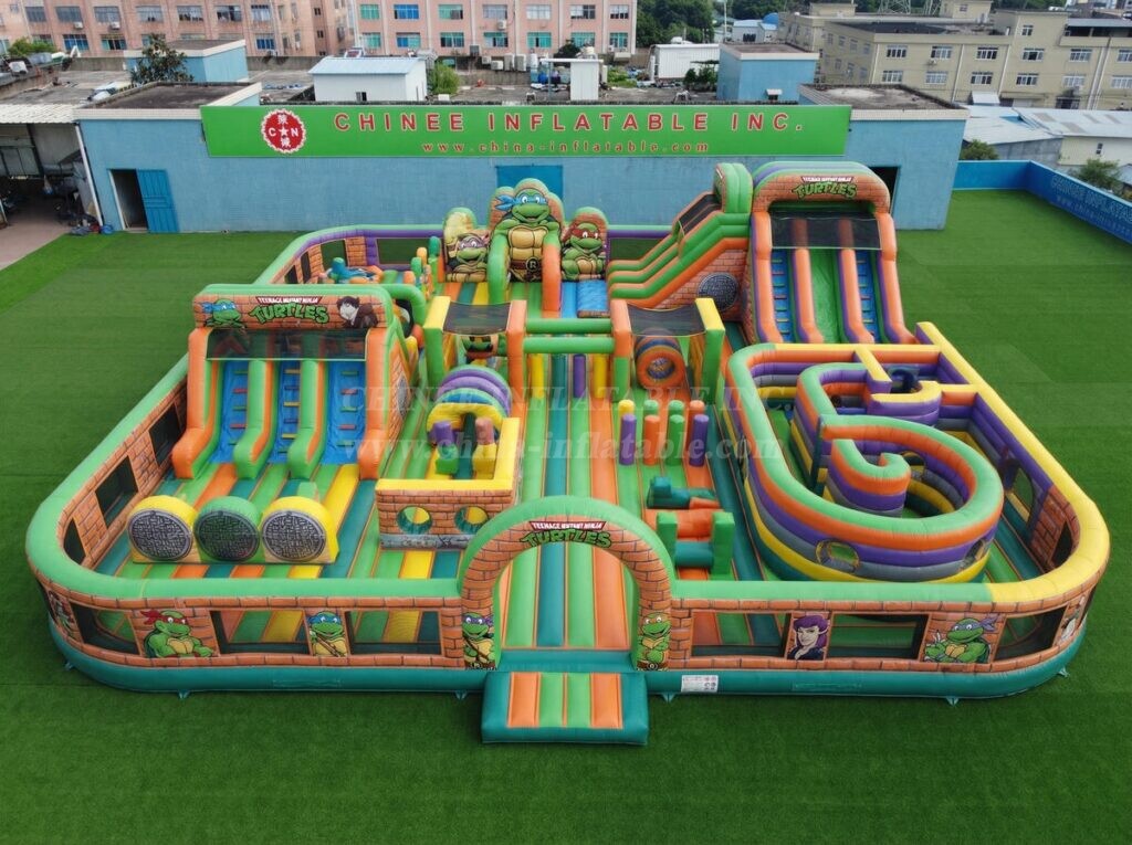 GF3-1490 Ninja Turtles Theme Inflatable Playground