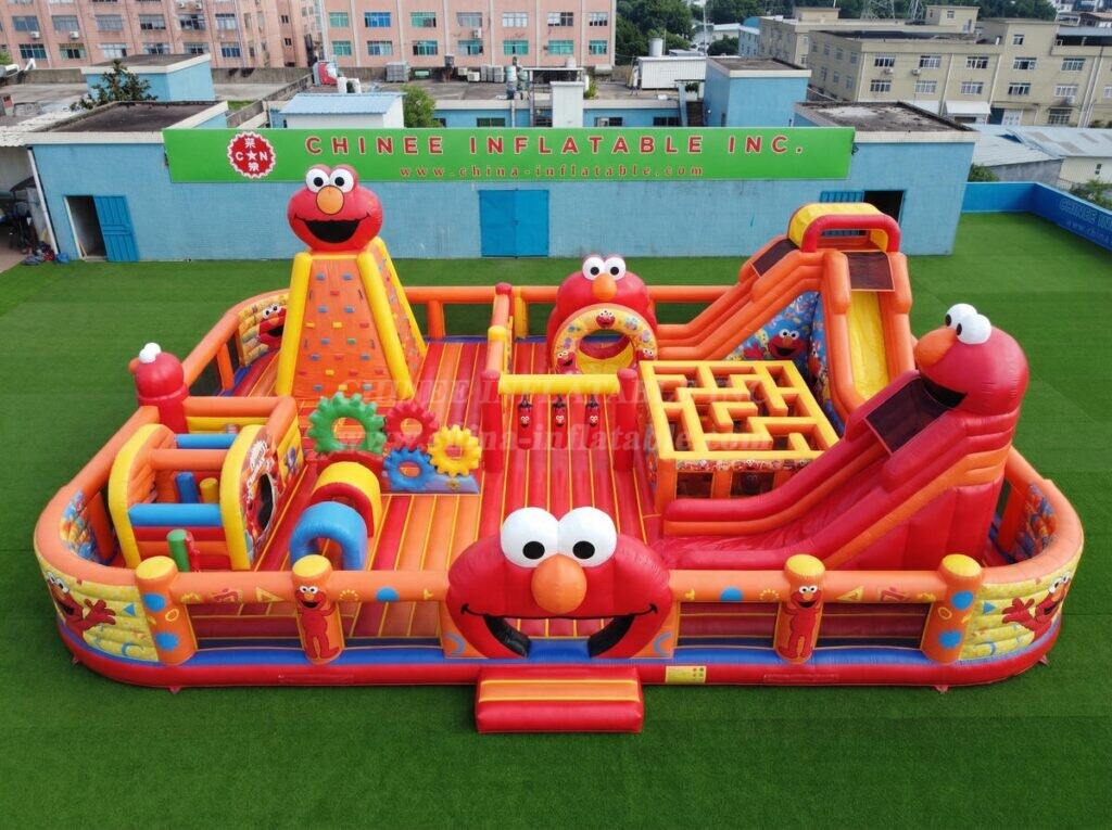 GF3-1523 Tickle Me Elmo Theme Inflatable Playground