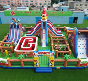 GF3-1528 Woody Woodpecker Theme Inflatable Playground
