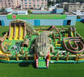 GF3-1538 Crocodile Theme Inflatable Park