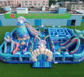 GF3-1543 Mermaid Theme Inflatable Park