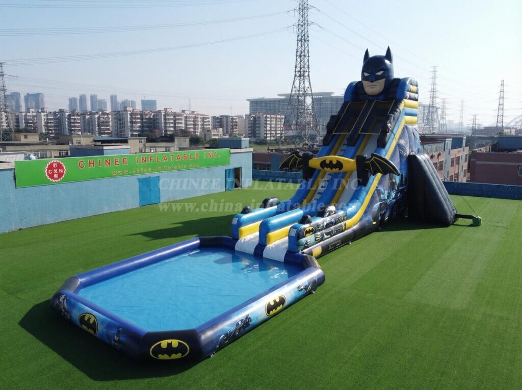 GS2-108 Batman Theme Giant Inflatable Water Slide