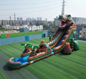 GS2-123 Dinosaur Theme Giant Inflatable Water Slide