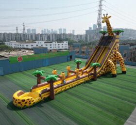 GS2-126 Giraffe Theme Giant Inflatable Water Slide