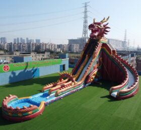 GS2-130 Dragon Theme Giant Inflatable Water Slide