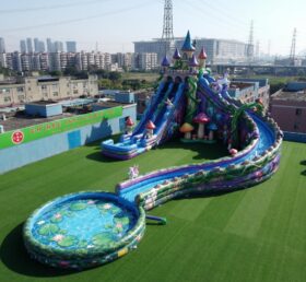GS2-133 Fairy Tale Theme Giant Inflatable Water Slide