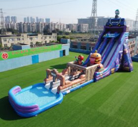GS2-135 Fortnite Theme Giant Inflatable Water Slide