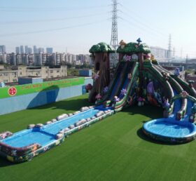 GS2-153 Magic Forest Theme Giant Inflatable Water Slide