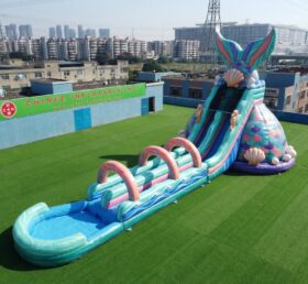 GS2-156 Mermaid Theme Giant Inflatable Water Slide