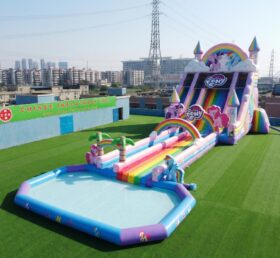 GS2-159 My Little Pony Theme Giant Inflatable Water Slide
