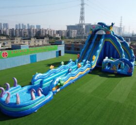 GS2-161 Ocean Theme Giant Inflatable Water Slide