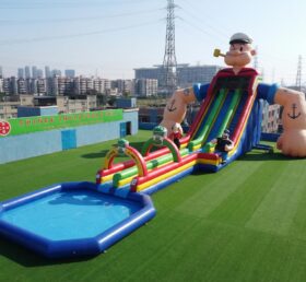 GS2-175 Popeye Theme Giant Inflatable Water Slide