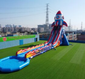 GS2-180 Rocket Theme Giant Inflatable Water Slide