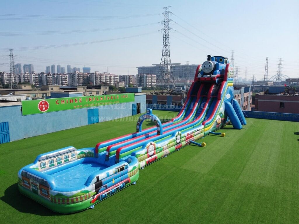 GS2-193 Thomas & Friends Theme Giant Inflatable Water Slide