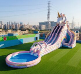 GS2-200 Unicorn Theme Giant Inflatable Water Slide