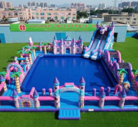 Pool3-886 Nella Knight Theme Inflatable Pool Water Park